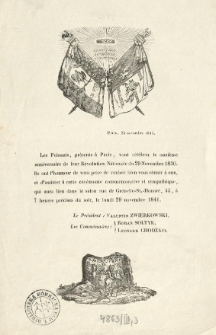 [Zaproszenie Inc.:] "Les Polonais, prèsents à Paris ..."