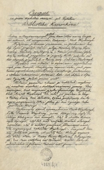 Prospekt na pismo wychodzić maiące, pod tytułem Biblioteka Kieszonk&oacute;wa