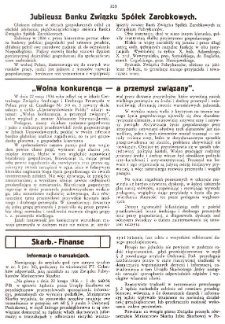 Jubileusz Banku Związku Sp&oacute;łek Zarobkowych