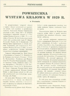 Powszechna Wystawa Krajowa w 1929 r. w Poznaniu