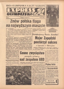 Express Olimpijski: Wydanie specjalne "Expressu Poznańskiego" 1972.09.02 Nr6