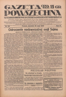 Gazeta Powszechna 1930.05.25 R.11 Nr121
