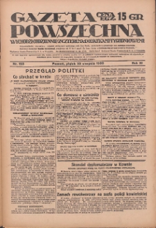 Gazeta Powszechna 1930.08.22 R.11 Nr193
