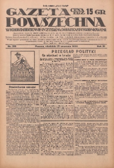 Gazeta Powszechna 1930.09.21 R.11 Nr219
