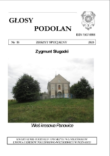 Głosy Podolan - Wydanie specjalne nr 15 - Wieś kresowa Panowice