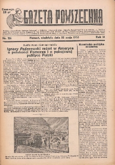 Gazeta Powszechna 1932.05.22 R.13 Nr116