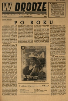W Drodze : dwutygodnik polityczny i literacki. 1944.04.01 R.2 Nr7