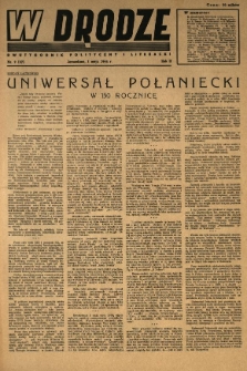 W Drodze : dwutygodnik polityczny i literacki. 1944.05.01 R.2 Nr9