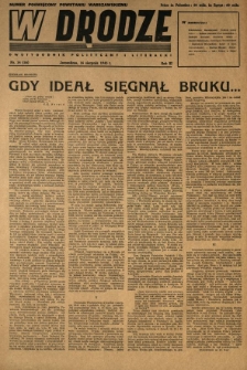 W Drodze : dwutygodnik polityczny i literacki. 1945.08.16 R.3 Nr14