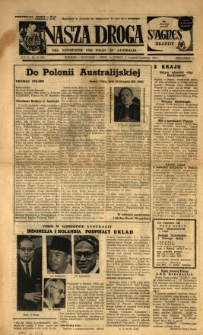 Nasza Droga : the newspaper for Poles in Australia. 1962.09.09 R.11 Nr18