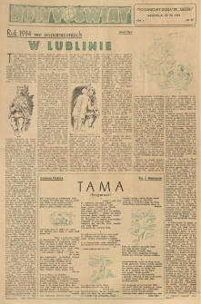 Nowy Świat. Tygodniowy dodatek Głosu Wielkopolskiego. 1950.07.22 R.2 nr29