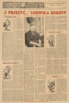 Nowy Świat. Tygodniowy dodatek Głosu Wielkopolskiego. 1950.08.19 R.2 nr33