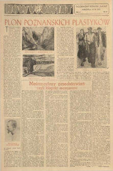 Nowy Świat. Tygodniowy dodatek Głosu Wielkopolskiego. 1950.09.16 R.2 nr37