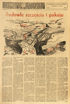 Nowy Świat. Tygodniowy dodatek Głosu Wielkopolskiego. 1950.10.07 R.2 nr40