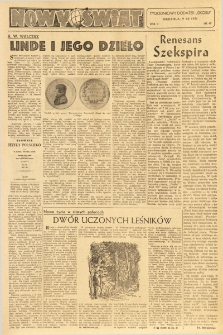 Nowy Świat. Tygodniowy dodatek Głosu Wielkopolskiego. 1950.12.09 R.2 nr49