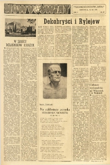 Nowy Świat. Tygodniowy dodatek Głosu Wielkopolskiego. 1950.12.16 R.2 nr50
