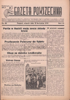 Gazeta Powszechna 1932.04.12 R.13 Nr84