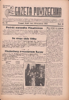 Gazeta Powszechna 1932.04.13 R.13 Nr85