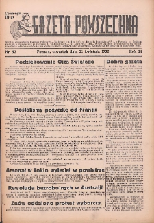 Gazeta Powszechna 1932.04.21 R.13 Nr92