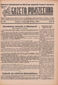 Gazeta Powszechna 1932.07.22 R.14 Nr166