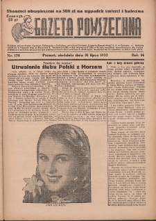 Gazeta Powszechna 1932.07.31 R.14 Nr174