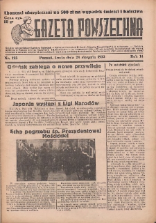 Gazeta Powszechna 1932.08.24 R.14 Nr193