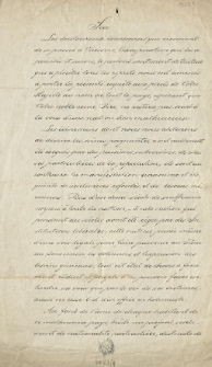 [List do Napoleona III. Incipit:] Sire, les douloureux &eacute;ven&eacute;mens qui viennent de se passer &agrave; Varsovie[...]