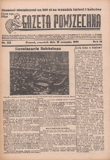 Gazeta Powszechna 1932.09.15 R.14 Nr212