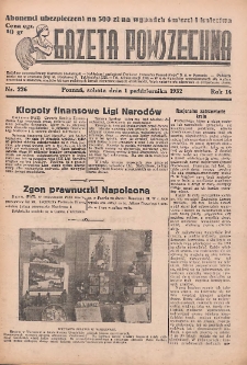 Gazeta Powszechna 1932.10.01 R.14 Nr226