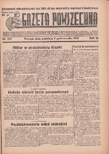 Gazeta Powszechna 1932.10.09 R.14 Nr233