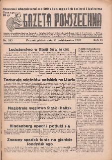 Gazeta Powszechna 1932.10.21 R.14 Nr243