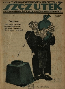 Szczutek : tygodnik satyryczno-polityczny. 1922.01.04 R.5 Nr1