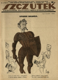 Szczutek : tygodnik satyryczno-polityczny. 1922.01.26 R.5 Nr4