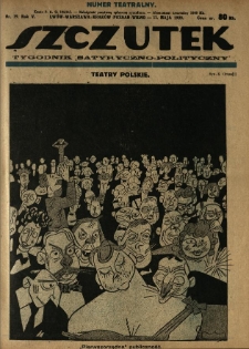 Szczutek : tygodnik satyryczno-polityczny. 1922.05.11 R.5 Nr19