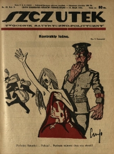 Szczutek : tygodnik satyryczno-polityczny. 1922.05.18 R.5 Nr20