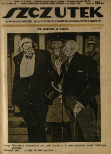 Szczutek : tygodnik satyryczno-polityczny. 1922.05.25 R.5 Nr21