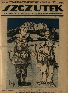 Szczutek : tygodnik satyryczno-polityczny. 1922.06.08 R.5 Nr23