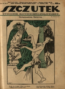 Szczutek : tygodnik satyryczno-polityczny. 1922.06.15 R.5 Nr24