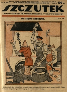 Szczutek : tygodnik satyryczno-polityczny. 1922.07.20 R.5 Nr29