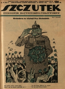 Szczutek : tygodnik satyryczno-polityczny. 1922.08.10 R.5 Nr32
