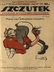 Szczutek : tygodnik satyryczno-polityczny. 1922.08.17 R.5 Nr33