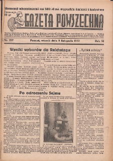 Gazeta Powszechna 1932.11.08 R.14 Nr257