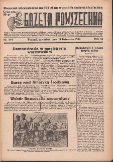 Gazeta Powszechna 1932.11.10 R.14 Nr259