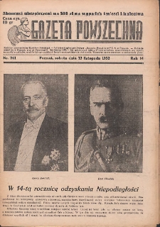 Gazeta Powszechna 1932.11.12 R.14 Nr261