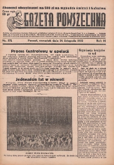 Gazeta Powszechna 1932.11.24 R.14 Nr271