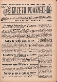 Gazeta Powszechna 1932.11.25 R.14 Nr272