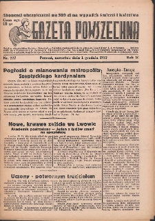 Gazeta Powszechna 1932.12.01 R.14 Nr277