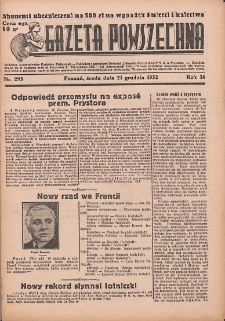 Gazeta Powszechna 1932.12.21 R.14 Nr293