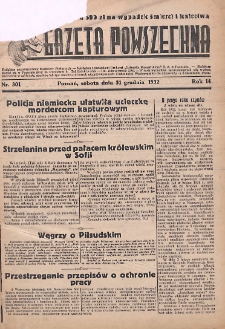 Gazeta Powszechna 1932.12.31 R.14 Nr301