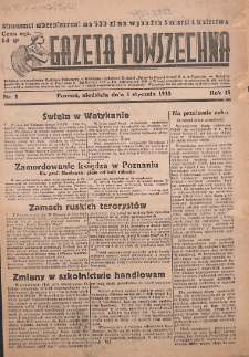 Gazeta Powszechna 1933.01.01 R.15 Nr1